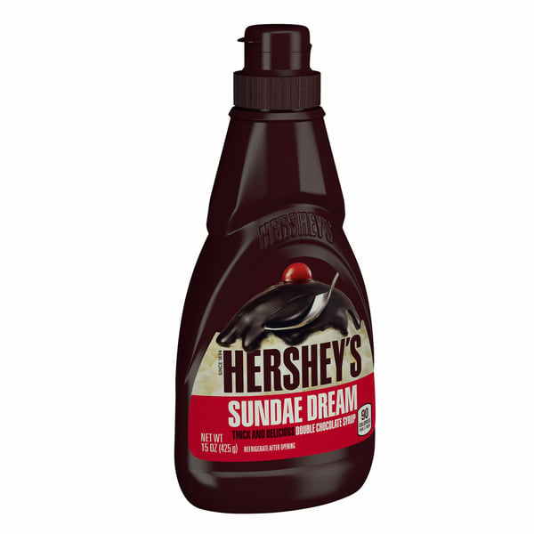 Ice Cream Toppings Hershey's Double Chocolate Syrup hero