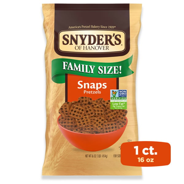 Chips & Pretzels Snyder's of Hanover Pretzel Snaps hero