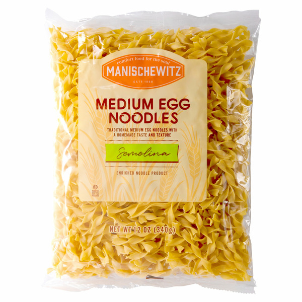 Dry Pasta Manischewitz Semolina Medium Egg Noodles hero