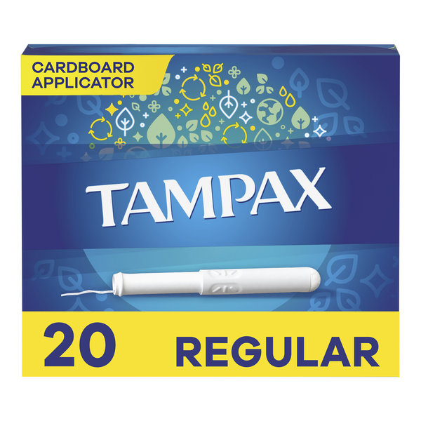 Feminine Care TAMPAX Cardboard Tampons Regular hero