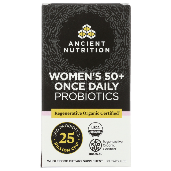 Ancient Nutrition Roc - Capsule - Women's 50+ Probiotics 25B - Once Daily hero