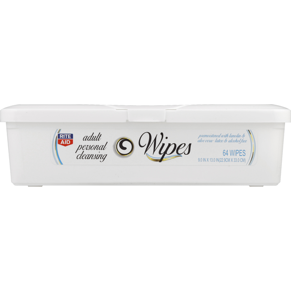 Paper Goods Rite Aid Personal Cleansing Wipes, Adult hero