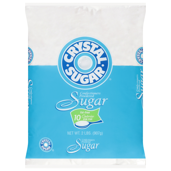 Baking Supplies & Decor CRYSTAL SUGAR Sugar, Confectioners Powdered hero