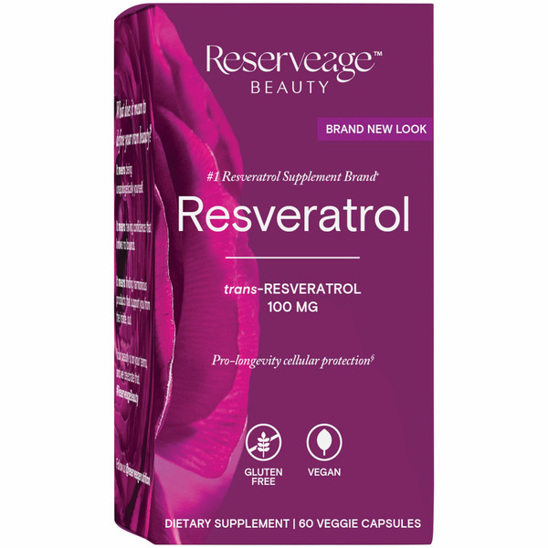 Antioxidants Reserveage Nutrition Resveratrol, 100 mg, Veggie Capsules hero