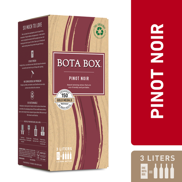 Premium Box Bota Box Pinot Noir Red Wine hero