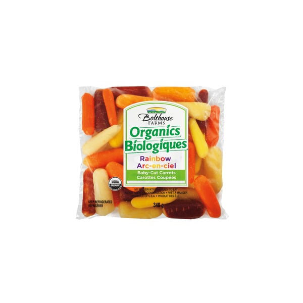 Fresh Vegetables Bolthouse Farms Organic Rainbow Baby Cut Carrots hero