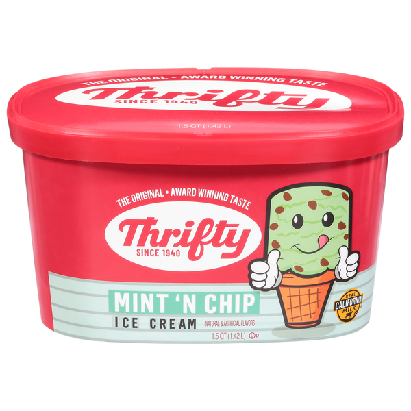 Ice Cream & Ice Thrifty Ice Cream Ice Cream, Mint 'N Chip hero