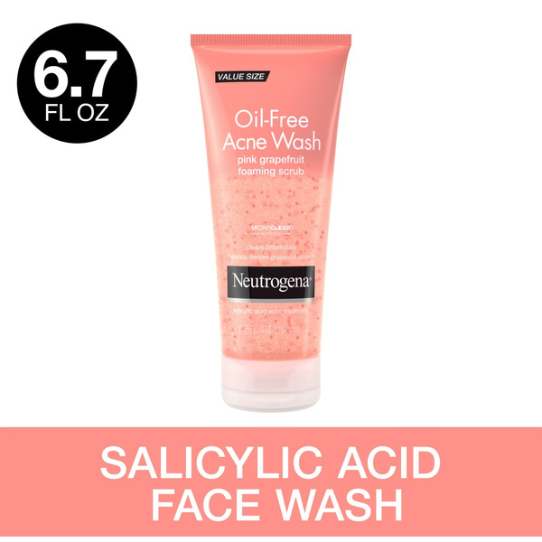 Facial Care Neutrogena Oil-Free Pink Grapefruit Acne Wash Face Scrub hero