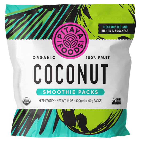 Frozen Produce Pitaya Foods Organic Coconut Smoothie Packs hero