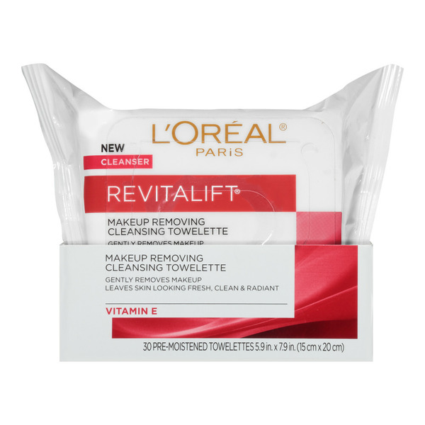 Facial Care L'Oreal Radiant Smoothing Facial Cleansing Towelettes, hero