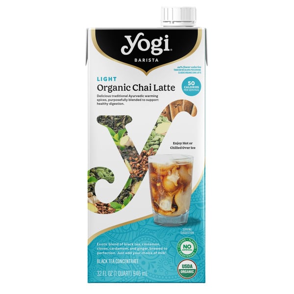 Coffee Yogi Barista Black Tea, Light Organic Chai Latte, Contains Caffeine hero