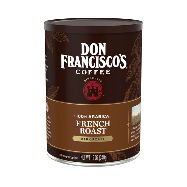 Coffee Don Francisco's Coffee Don Francisco's French Roast, Dark Roast Ground Coffee hero