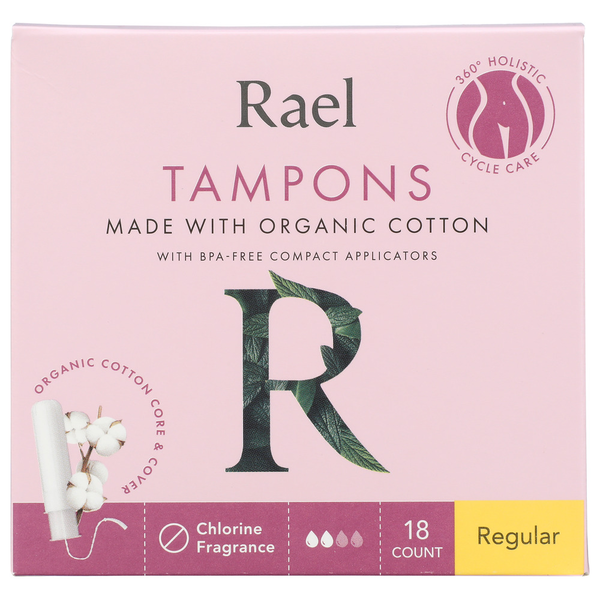 Feminine Care Rael Beauty Rael Tampons With Compact Applicators - Regular hero