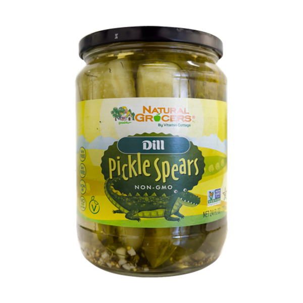 Natural Grocers Non-GMO Whole Dill Pickles hero