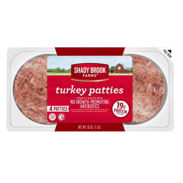 Shady Brook Farms® Unseasoned Turkey Patties hero