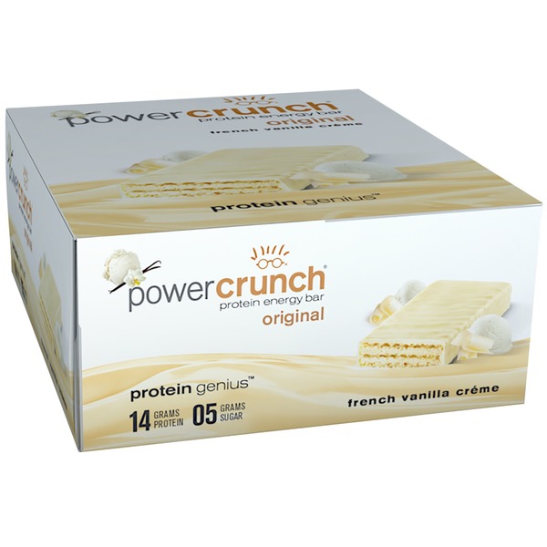 Bars Power Crunch Protein Energy Bar, French Vanilla Creme Flavored hero