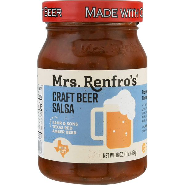 Preserved Dips & Spreads Mrs. Renfro's Salsa, Craft Beer hero