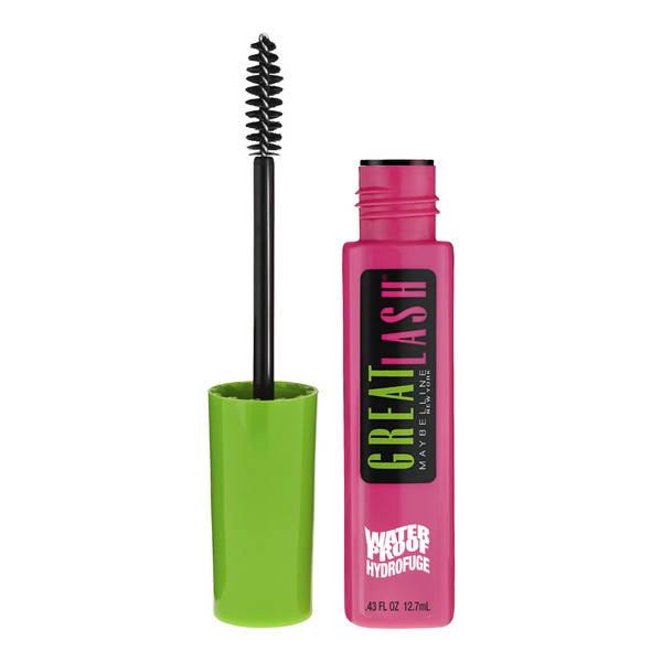 Makeup Maybelline Waterproof Mascara, Very Black hero