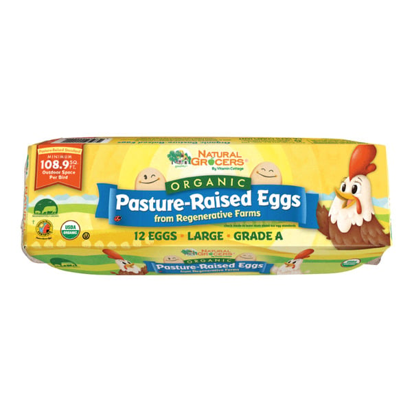 Eggs Natural Grocers Organic Pasture Raised Eggs hero