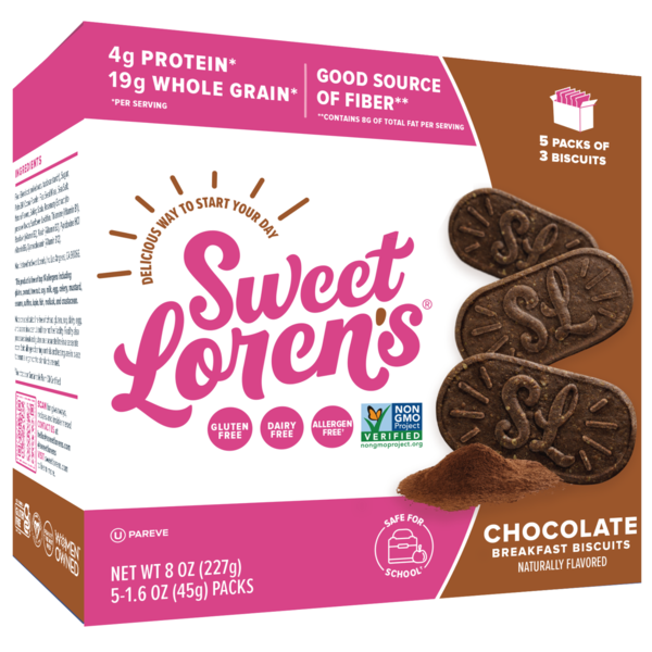 Sweet Loren's  Chocolate Breakfast Biscuits, Gluten Free & Vegan hero