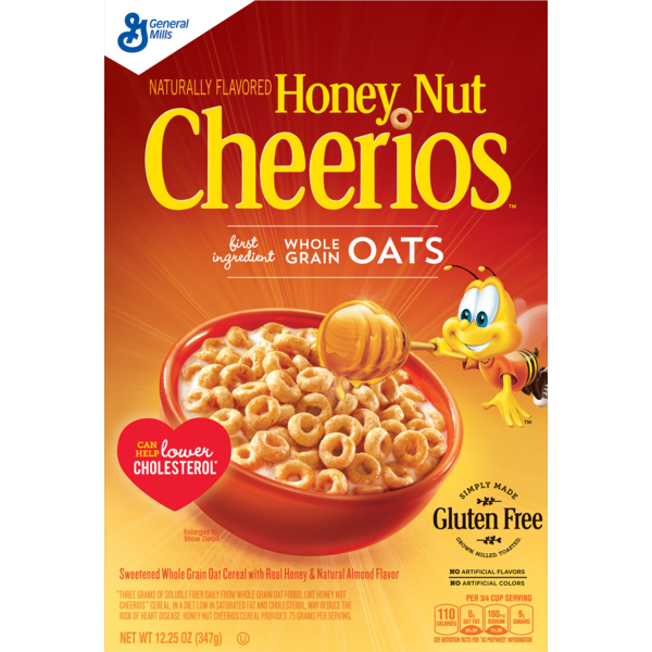 Cereal Cheerios Honey Nut  Gluten Free Cereal hero