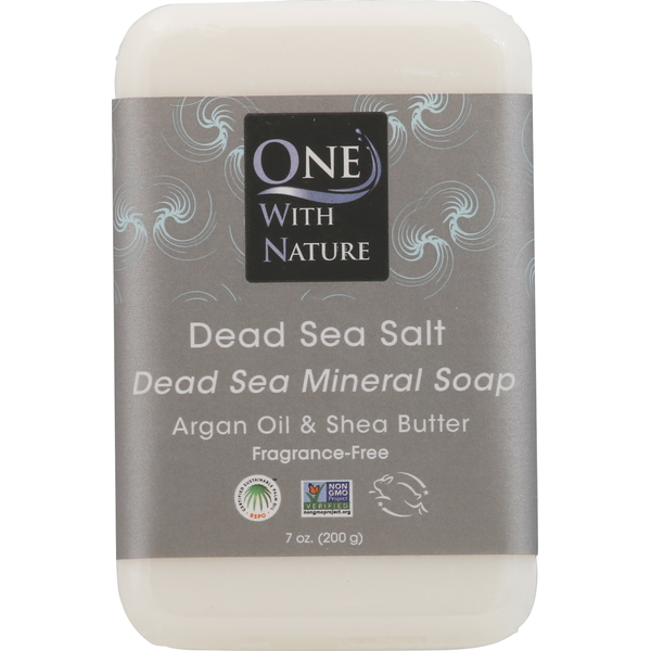 Body Lotions & Soap One with Nature Soap, Dead Sea Salt Dead Sea Mineral hero