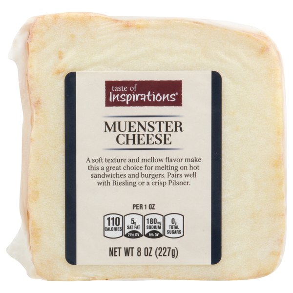 Specialty Cheeses Taste of Inspirations Muenster Cheese Chunks hero