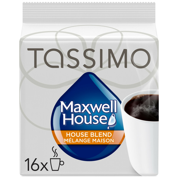 Coffee TASSIMO Maxwell House House Blend Coffee Single Serve T-Discs hero