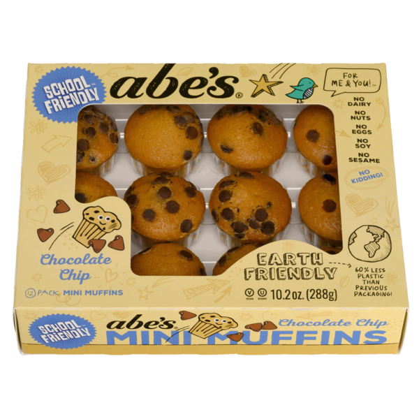 Abe's Muffins Chocolate Chip, Vegan, School-Friendly hero