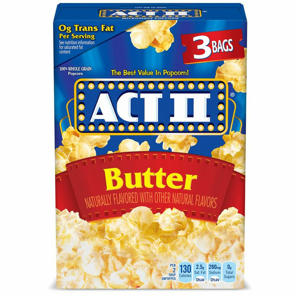 Snacks Act II Butter Microwave Popcorn hero