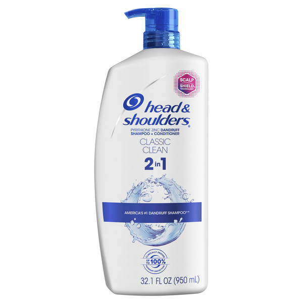 Hair Care Head & Shoulders Classic Clean Anti-Dandruff 2-in-1 Shampoo + Conditioner hero