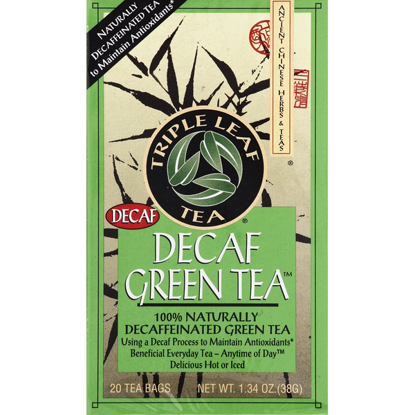 Tea Triple Leaf Decaf Green Tea hero