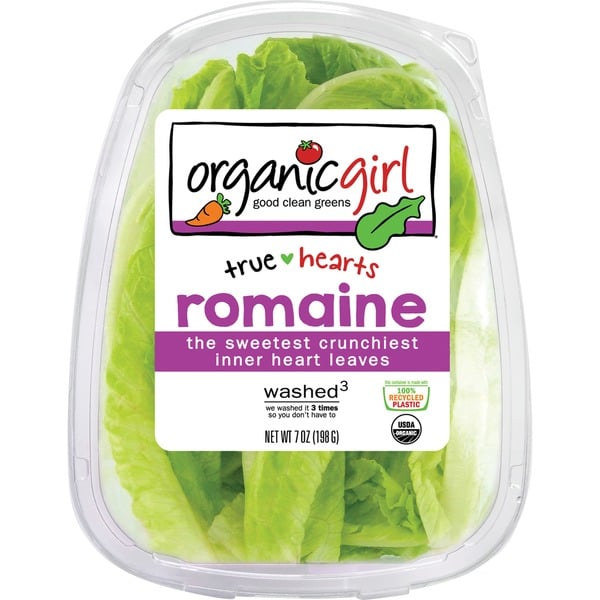 Fresh Vegetables Organic Girl Organic Romaine Hearts hero