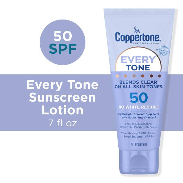 Body Lotions & Soap Coppertone Every Tone Sunscreen Lotion SPF 50 hero