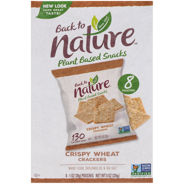 Crackers Back to Nature Crispy Wheat Crackers hero