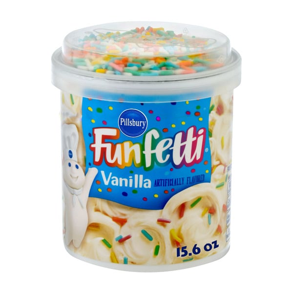 Pantry Pillsbury Funfetti Vanilla Frosting hero