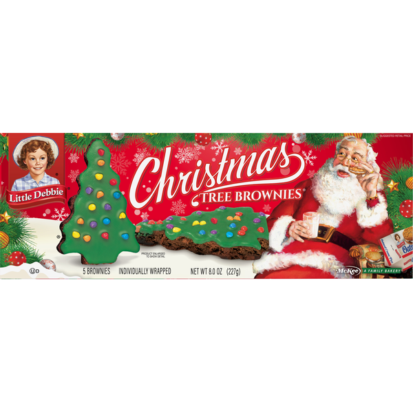 Cookies & Cakes Little Debbie Christmas Tree Brownies hero