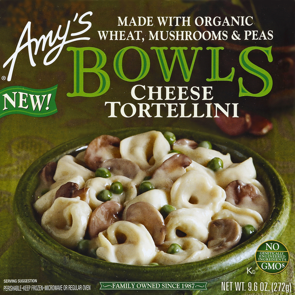 Frozen Meals Amy's Kitchen Tortellini, Cheese hero