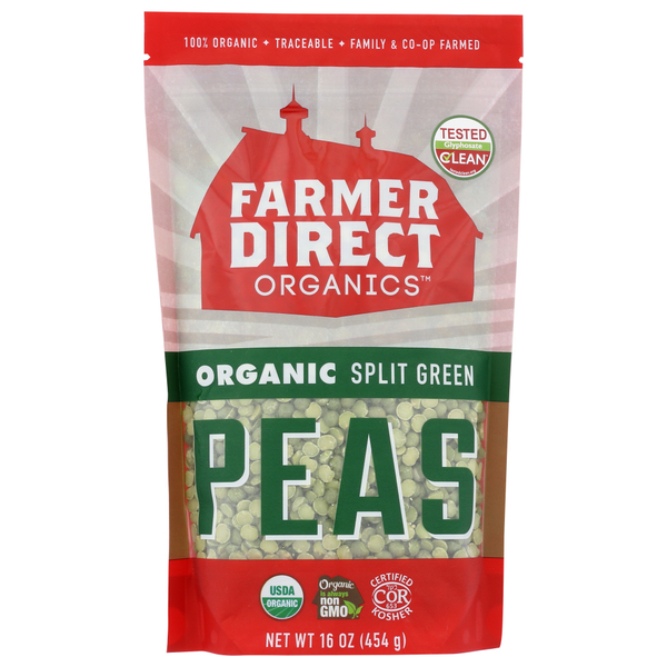 Grains, Rice & Dried Goods Farmer Direct Organic Organic Split Green Peas hero