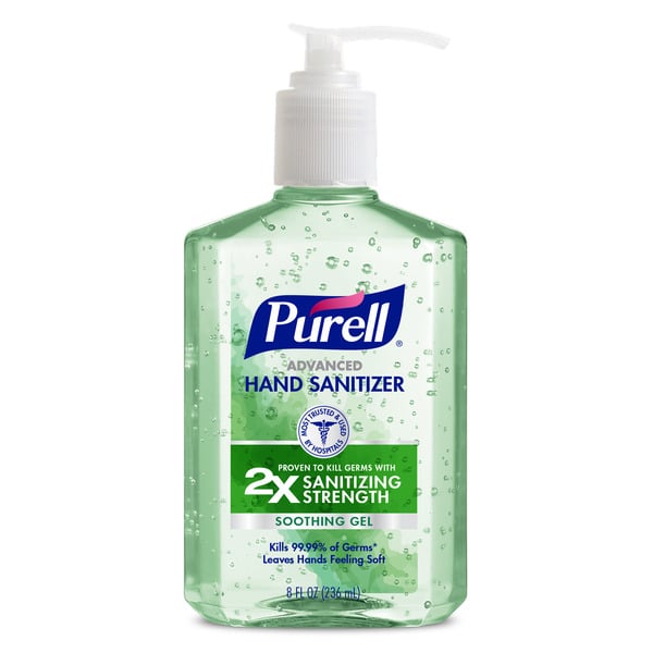 Hand Care PURELL Advanced Hand Sanitizer Soothing Gel, with Aloe and Vitamin E hero