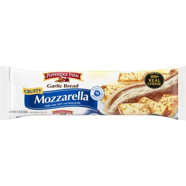 Frozen Breads & Doughs Pepperidge Farm Frozen Mozzarella Garlic Bread hero