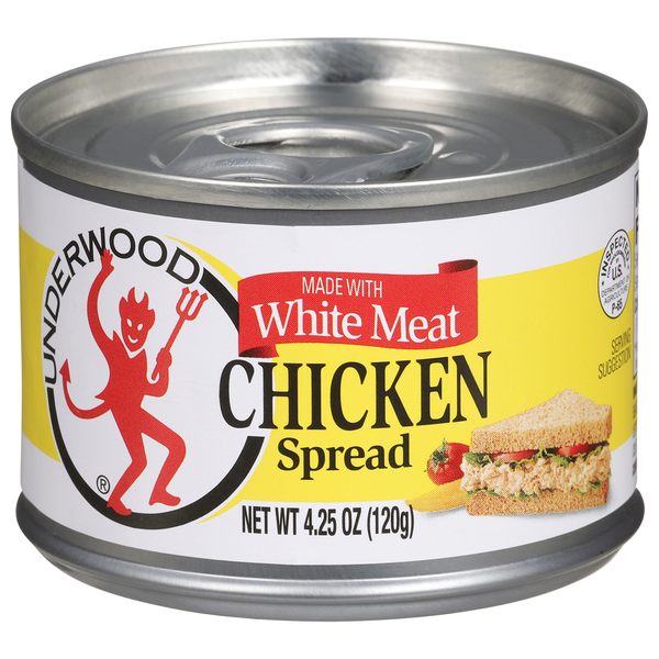 Canned Meat & Seafood Underwood Spread, Chicken hero