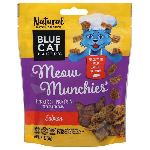 Cat Food & Care Blue Cat Bakery Treats for Cats, Purrfect Protein, Salmon hero