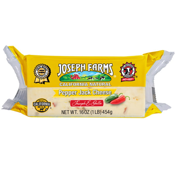 Packaged Cheese Joseph Farms Pepper Jack Cheese hero