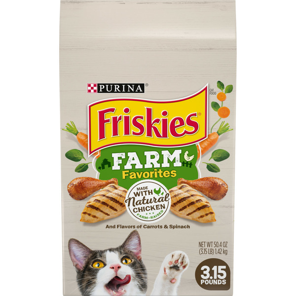 Purina Friskies Dry Cat Food, Farm Favorites With Chicken hero