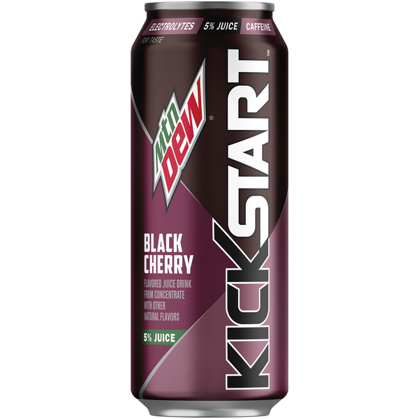 Soft Drinks Mountain Dew Energizing Black Cherry Flavored Sparkling Juice Beverage hero