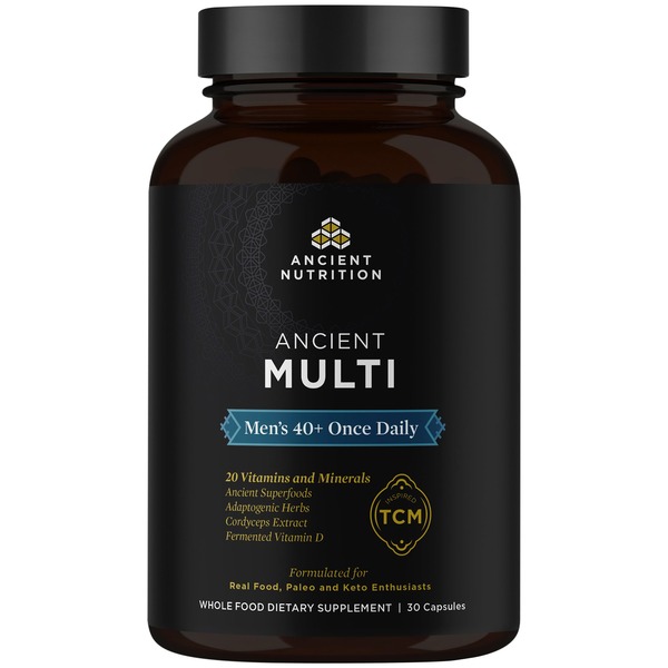 Men's Multivitamins Ancient Nutrition Ancient Multi, Men's, 40+, Once Daily, Capsules hero