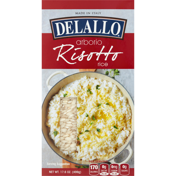 Dry Pasta DeLallo Risotto Rice, Arborio hero