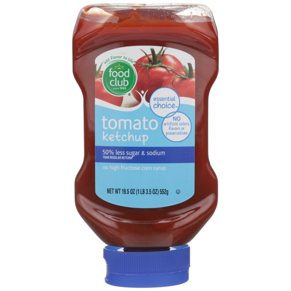 Condiments Food Club Tomato Ketchup hero