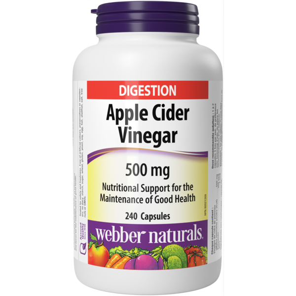 Vitamins & Supplements Webber Naturals Apple Cider Vinegar 500 Mg hero